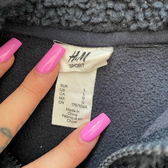 H&M sherpa 1/4-zip jacket - Picture 4 of 4